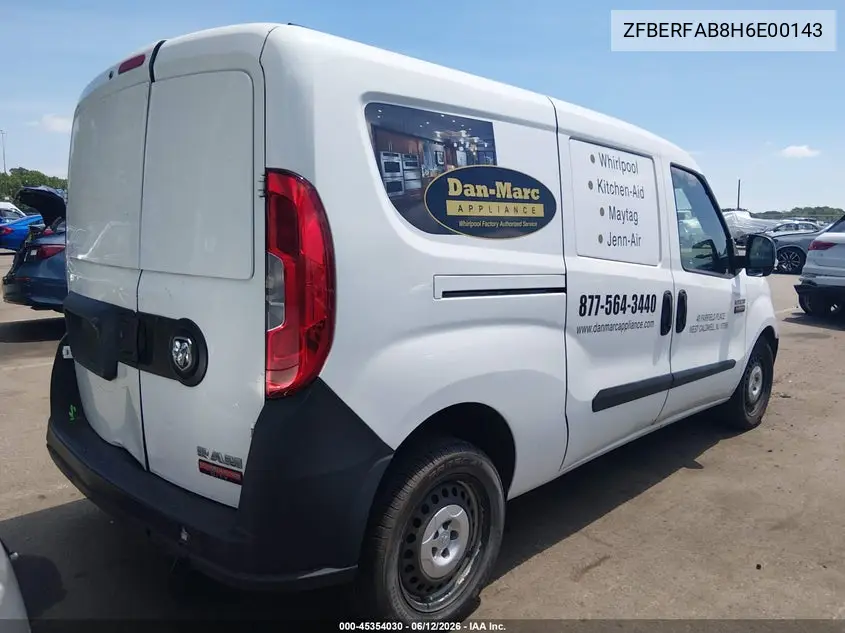 2017 Ram Promaster City Tradesman VIN: ZFBERFAB8H6E00143 Lot: 45354030