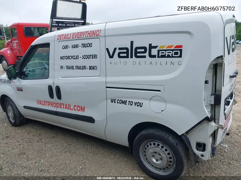 2017 Ram Promaster City Tradesman VIN: ZFBERFAB0H6G75702 Lot: 45404673