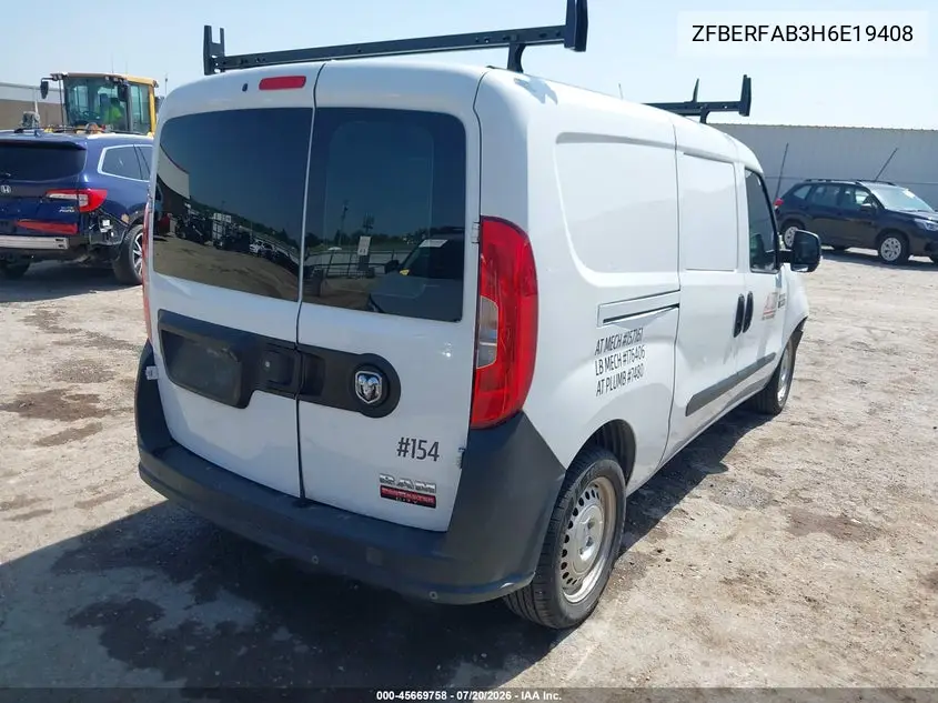 2017 Ram Promaster City Tradesman VIN: ZFBERFAB3H6E19408 Lot: 45669758