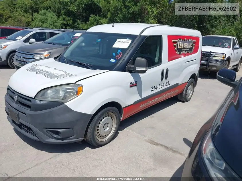 2017 Ram Promaster City Tradesman VIN: ZFBERFAB9H6D62602 Lot: 45682864