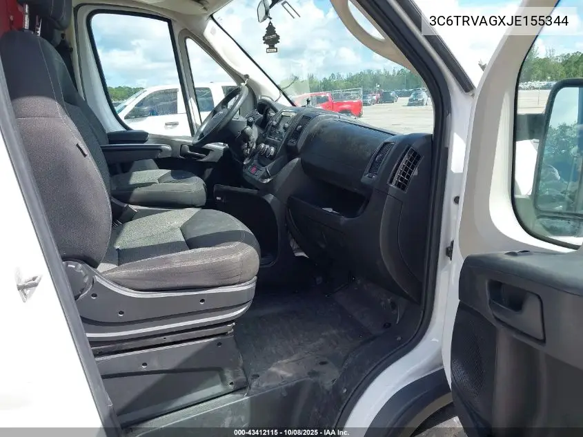 3C6TRVAGXJE155344 2018 Ram Promaster 1500 Low Roof 136 Wb