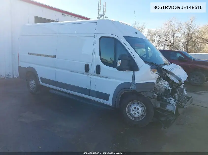 3C6TRVDG9JE148610 2018 Ram Promaster 2500 High Roof 159 Wb