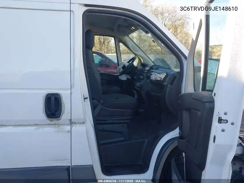 3C6TRVDG9JE148610 2018 Ram Promaster 2500 High Roof 159 Wb