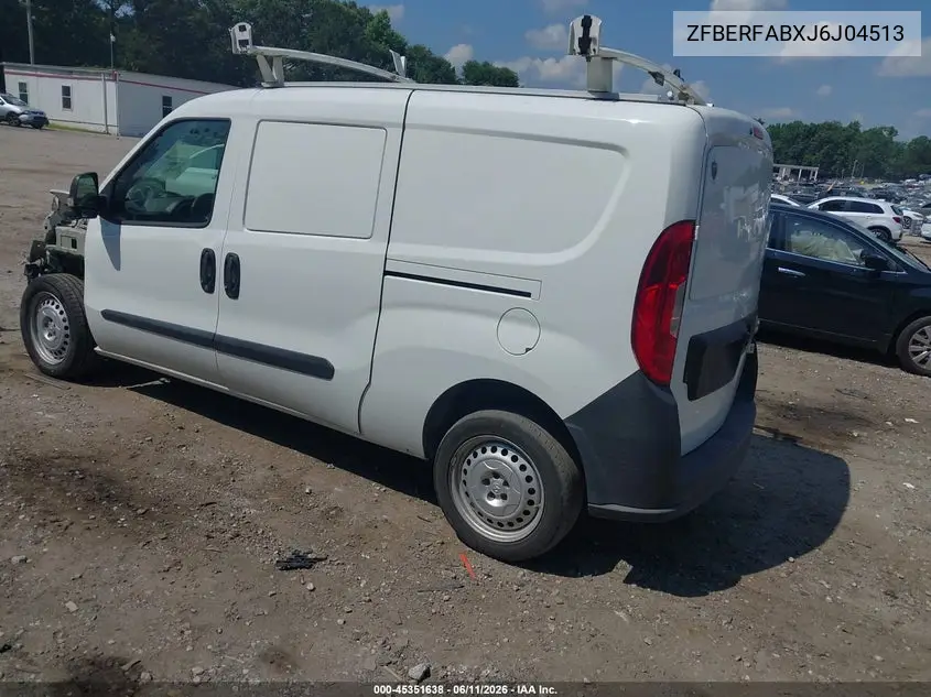 2018 Ram Promaster City Tradesman VIN: ZFBERFABXJ6J04513 Lot: 45351638