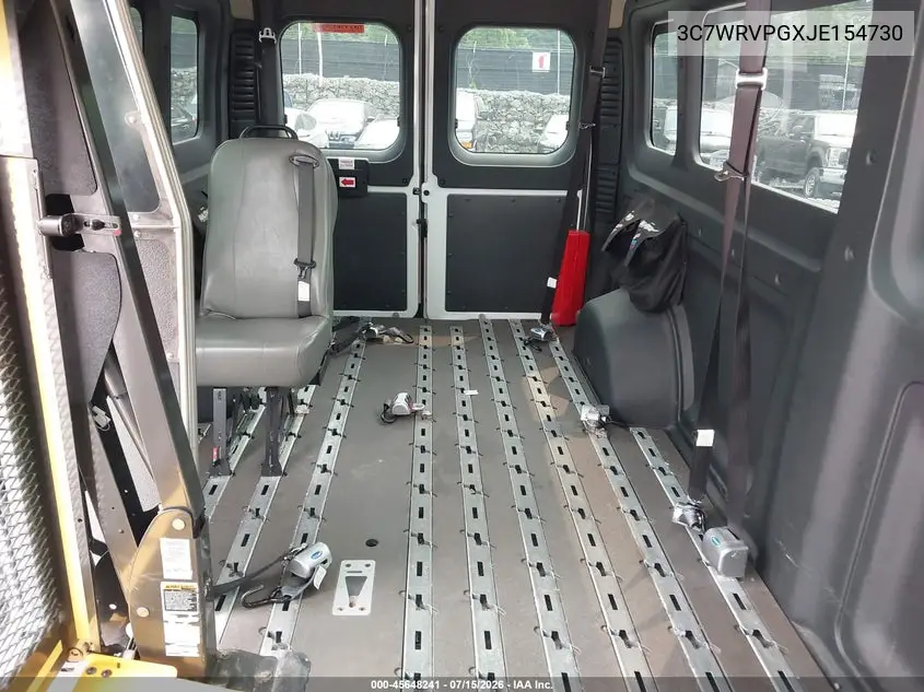 2018 Ram Promaster 2500 Window Van High Roof 159 Wb VIN: 3C7WRVPGXJE154730 Lot: 45648241