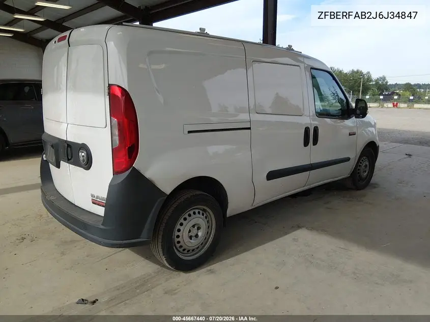 2018 Ram Promaster City Tradesman VIN: ZFBERFAB2J6J34847 Lot: 45667440