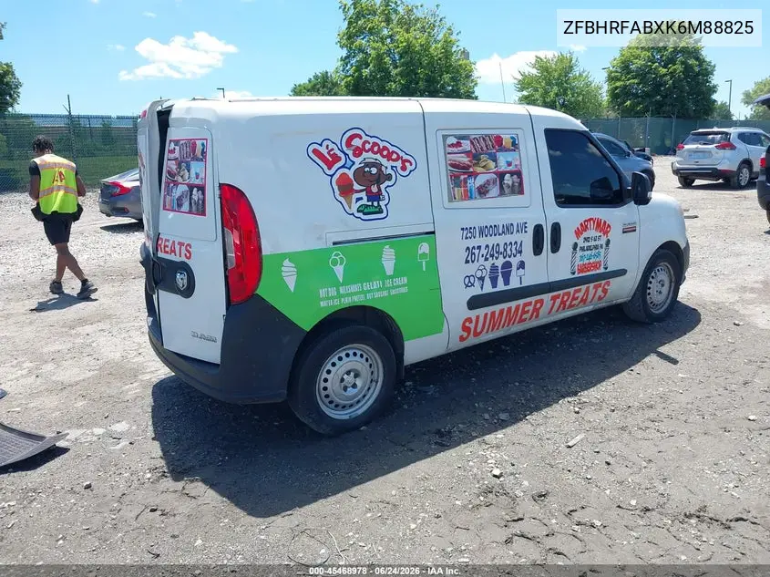 2019 Ram Promaster City Tradesman VIN: ZFBHRFABXK6M88825 Lot: 45468978