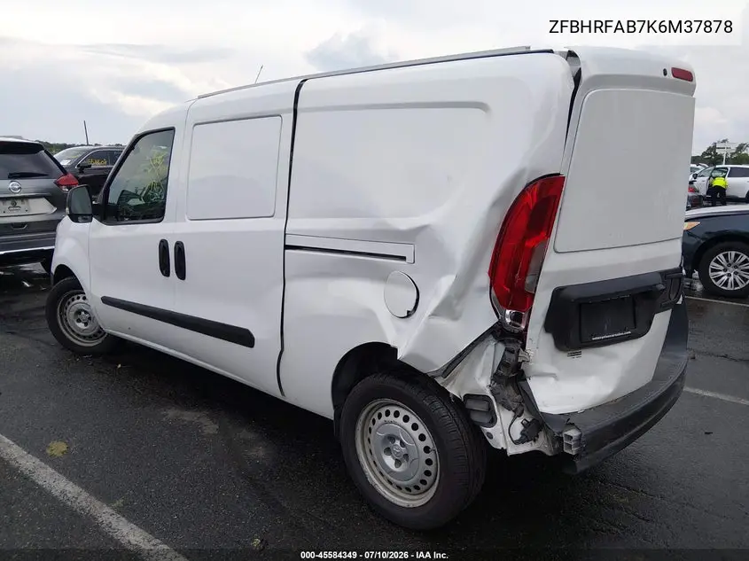 2019 Ram Promaster City Tradesman VIN: ZFBHRFAB7K6M37878 Lot: 45584349