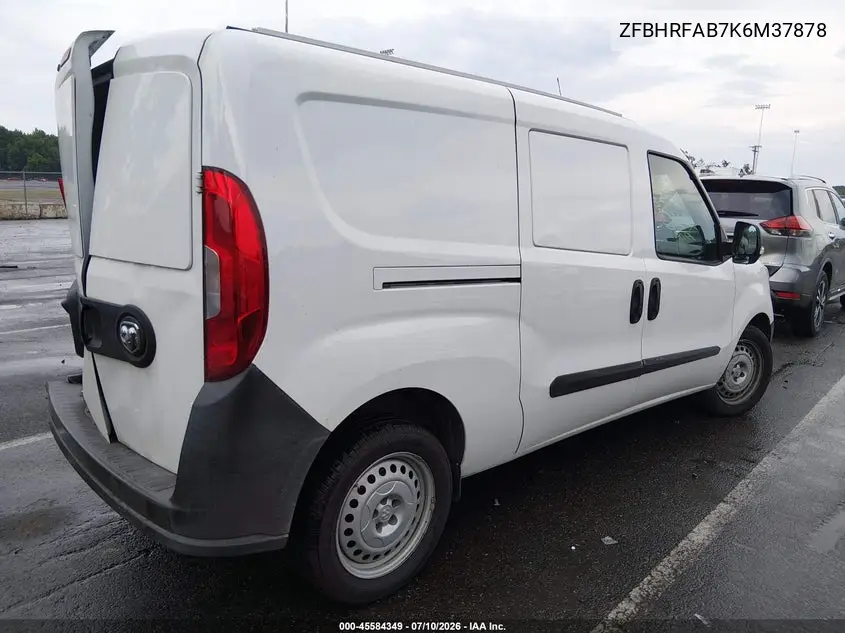2019 Ram Promaster City Tradesman VIN: ZFBHRFAB7K6M37878 Lot: 45584349