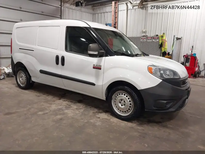 2019 Ram Promaster City Tradesman VIN: ZFBHRFAB7K6N44428 Lot: 45642323