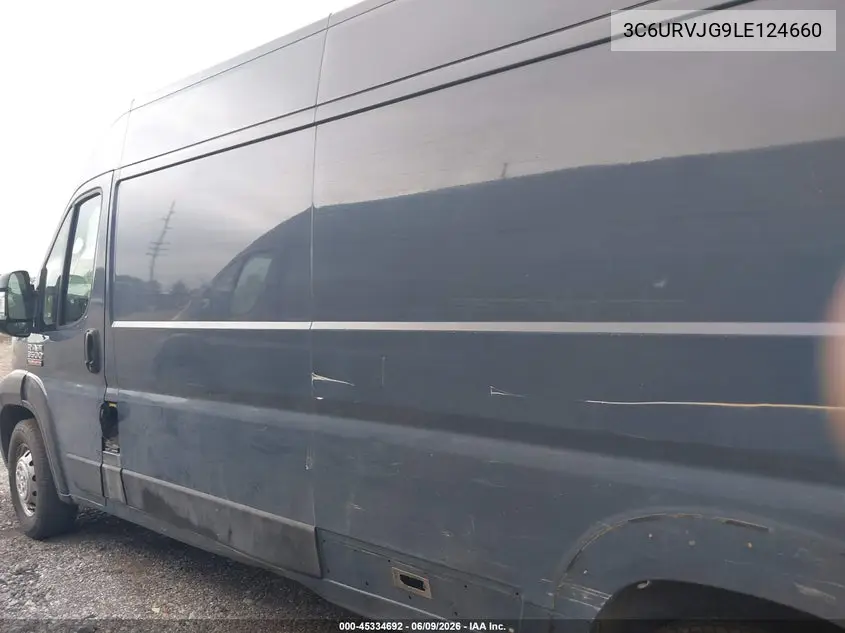 2020 Ram Promaster 3500 Cargo Van High Roof 159 Wb Ext VIN: 3C6URVJG9LE124660 Lot: 45334692