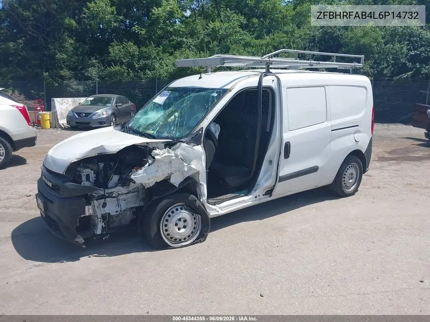 2020 Ram Promaster City Tradesman VIN: ZFBHRFAB4L6P14732 Lot: 45344355