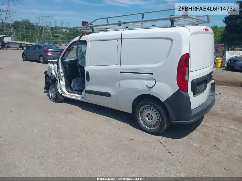 2020 Ram Promaster City Tradesman VIN: ZFBHRFAB4L6P14732 Lot: 45344355
