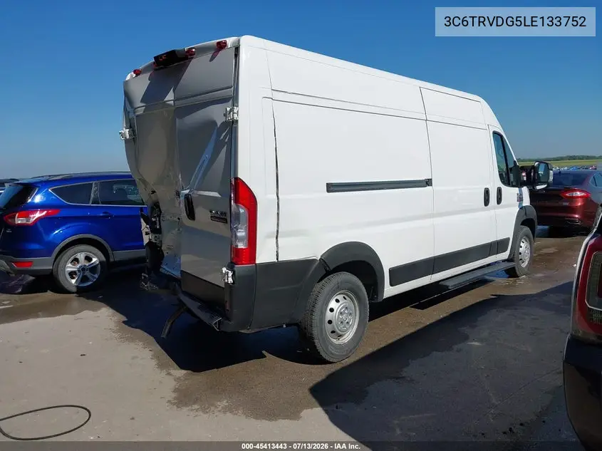 2020 Ram Promaster 2500 High Roof 159 Wb VIN: 3C6TRVDG5LE133752 Lot: 45413443