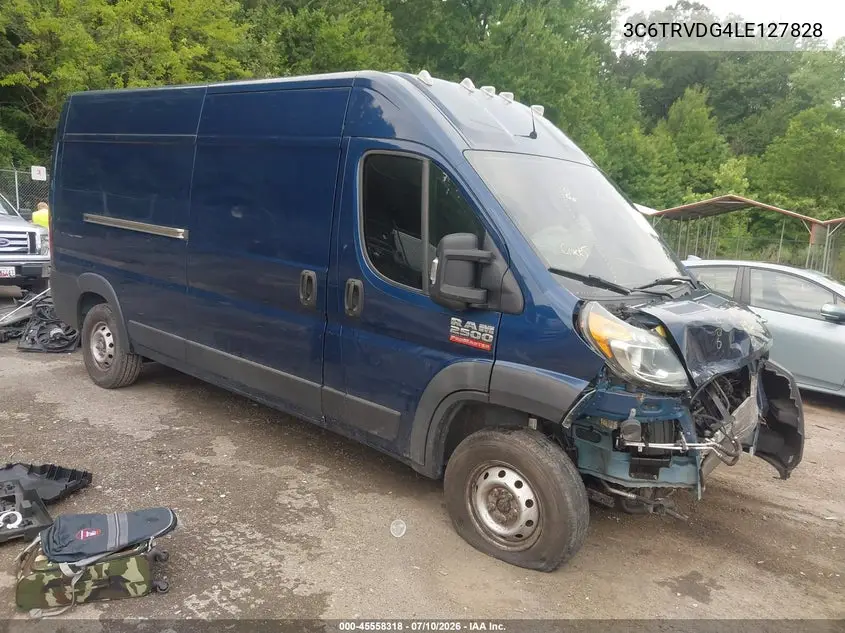 2020 Ram Promaster 2500 High Roof 159 Wb VIN: 3C6TRVDG4LE127828 Lot: 45558318