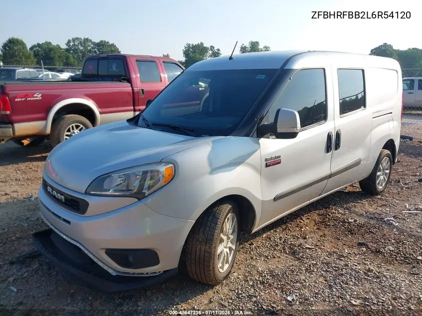 2020 Ram Promaster City Slt VIN: ZFBHRFBB2L6R54120 Lot: 45647236