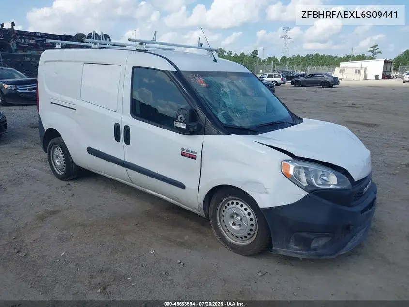 2020 Ram Promaster City Tradesman VIN: ZFBHRFABXL6S09441 Lot: 45663584