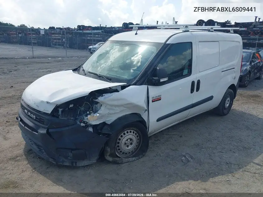 2020 Ram Promaster City Tradesman VIN: ZFBHRFABXL6S09441 Lot: 45663584