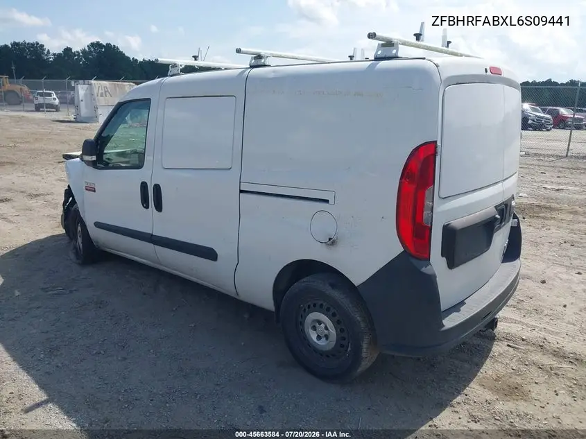 2020 Ram Promaster City Tradesman VIN: ZFBHRFABXL6S09441 Lot: 45663584