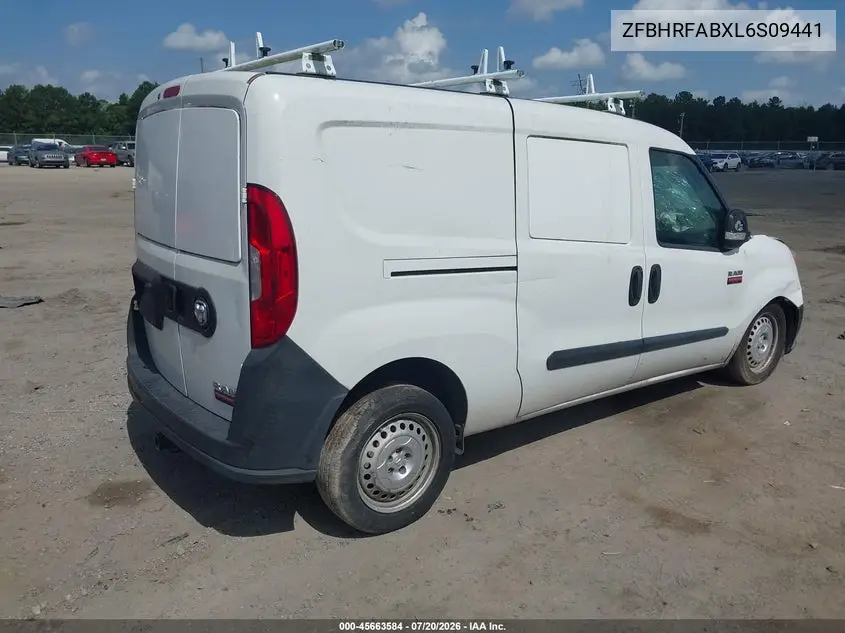 2020 Ram Promaster City Tradesman VIN: ZFBHRFABXL6S09441 Lot: 45663584