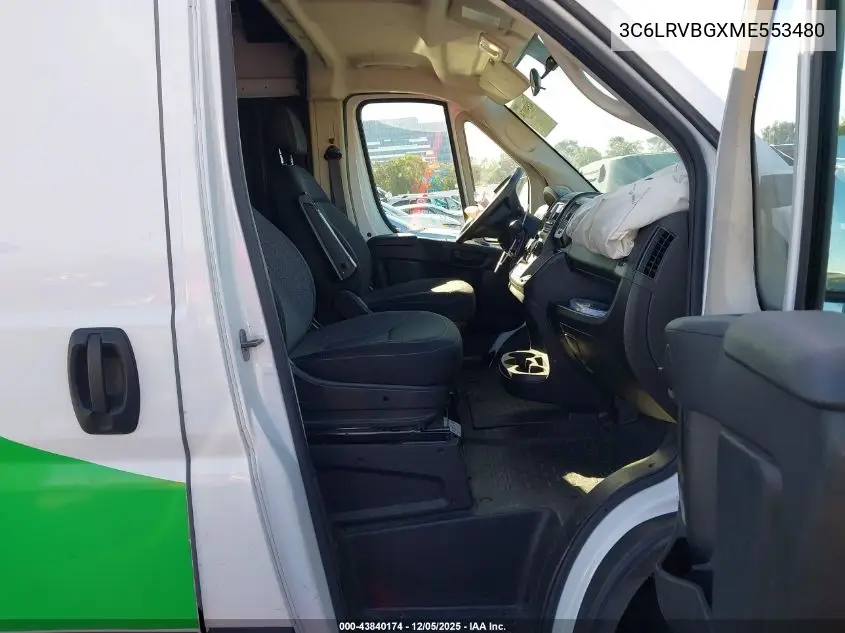3C6LRVBGXME553480 2021 Ram Promaster 1500 High Roof 136 Wb