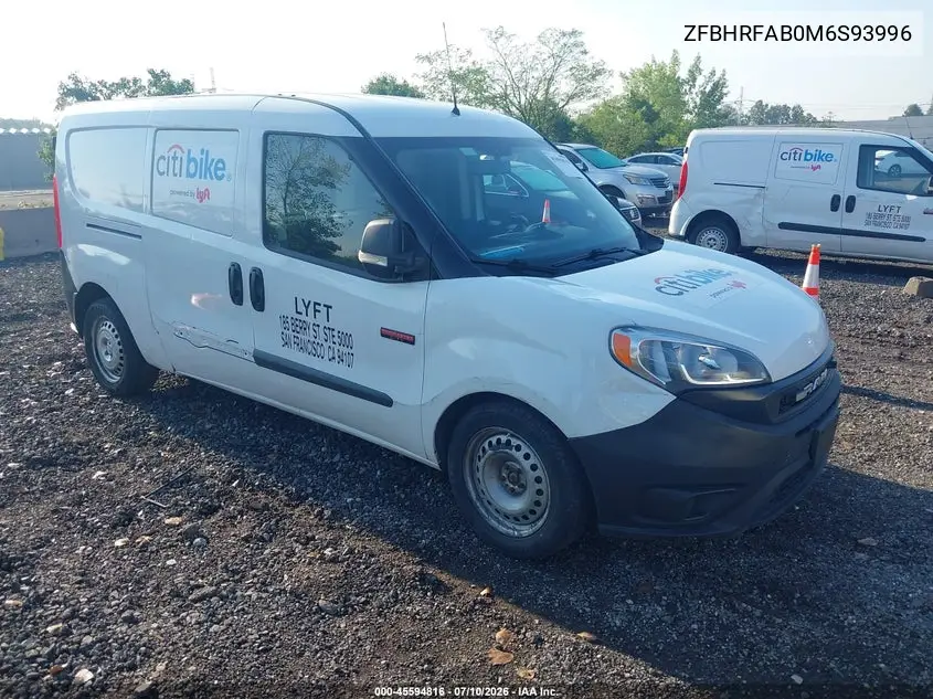 2021 Ram Promaster City Tradesman VIN: ZFBHRFAB0M6S93996 Lot: 45594816