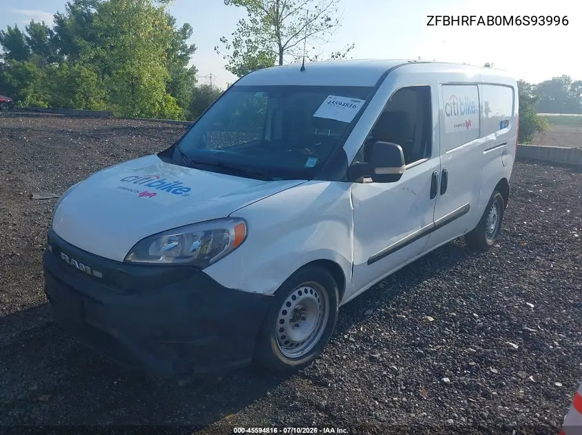 2021 Ram Promaster City Tradesman VIN: ZFBHRFAB0M6S93996 Lot: 45594816