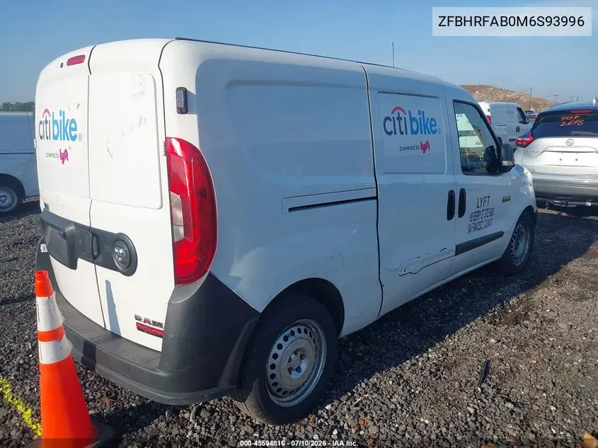 2021 Ram Promaster City Tradesman VIN: ZFBHRFAB0M6S93996 Lot: 45594816