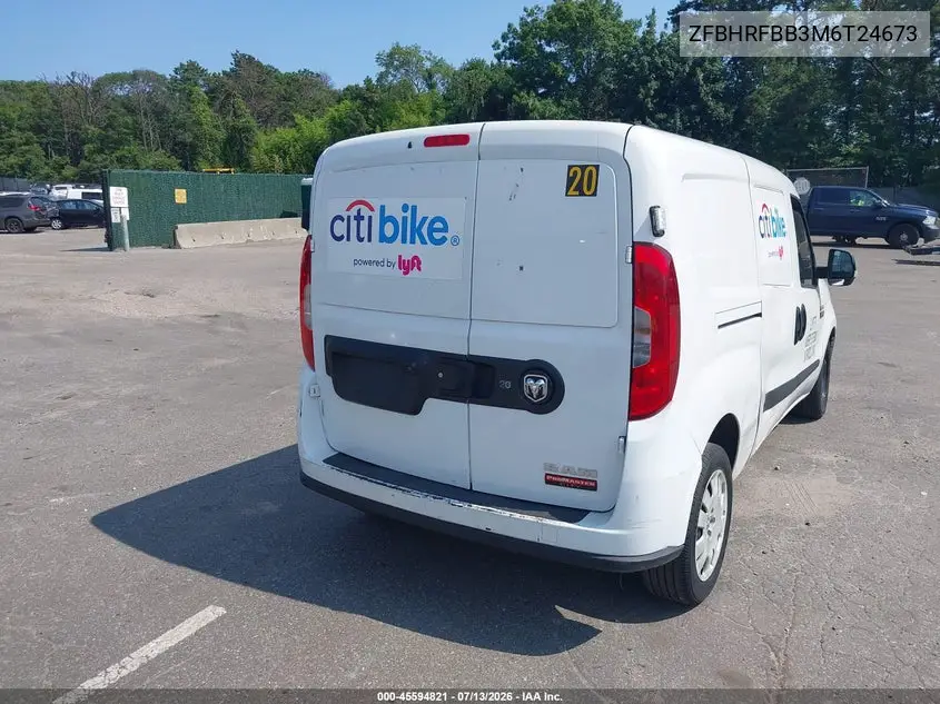 2021 Ram Promaster City Tradesman Slt VIN: ZFBHRFBB3M6T24673 Lot: 45594821