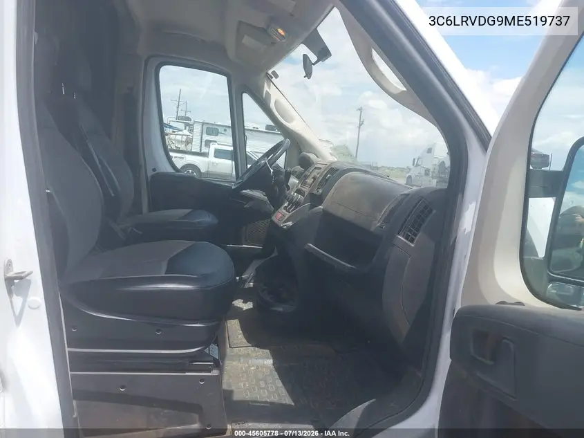 2021 Ram Promaster 2500 High Roof 159 Wb VIN: 3C6LRVDG9ME519737 Lot: 45605778