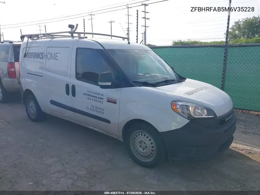 2021 Ram Promaster City Tradesman VIN: ZFBHRFAB5M6V35228 Lot: 45637314