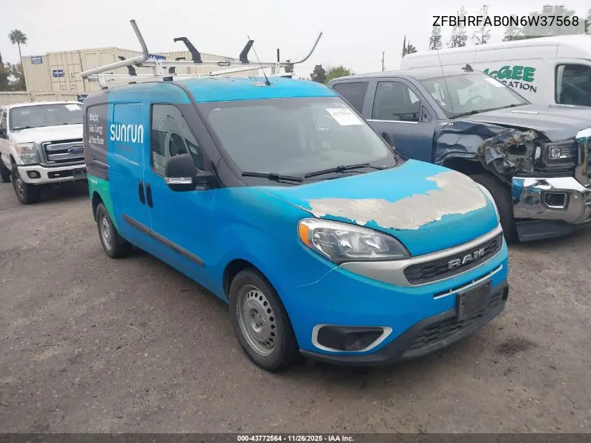 ZFBHRFAB0N6W37568 2022 Ram Promaster City Cargo Van