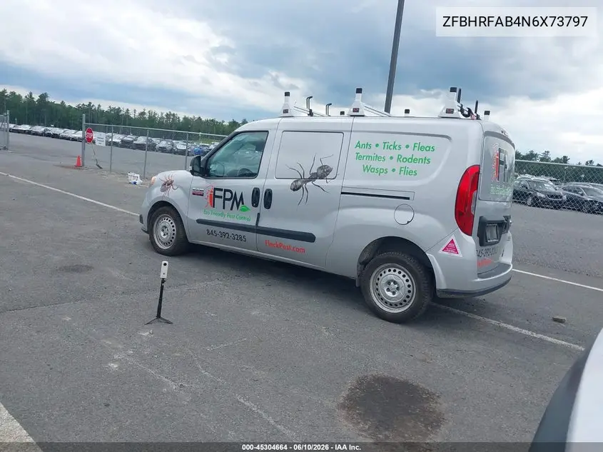 2022 Ram Promaster City Cargo Van VIN: ZFBHRFAB4N6X73797 Lot: 45304664