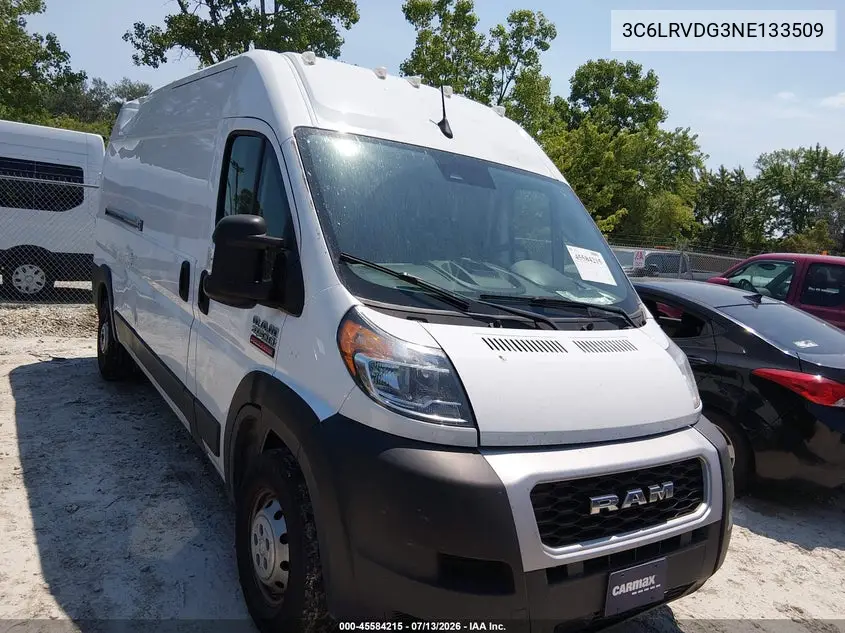 2022 Ram Promaster 2500 High Roof 159 Wb VIN: 3C6LRVDG3NE133509 Lot: 45584215