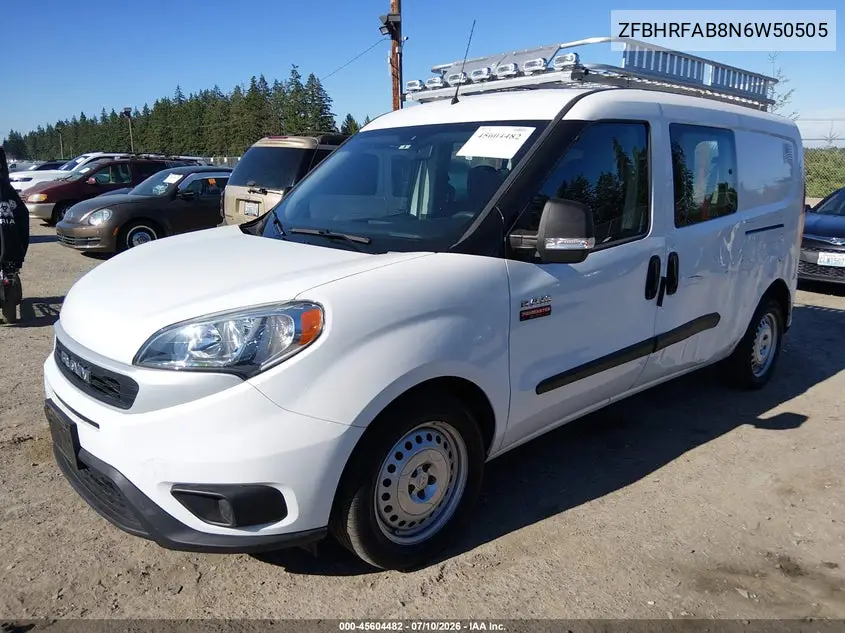 2022 Ram Promaster City Wagon VIN: ZFBHRFAB8N6W50505 Lot: 45604482