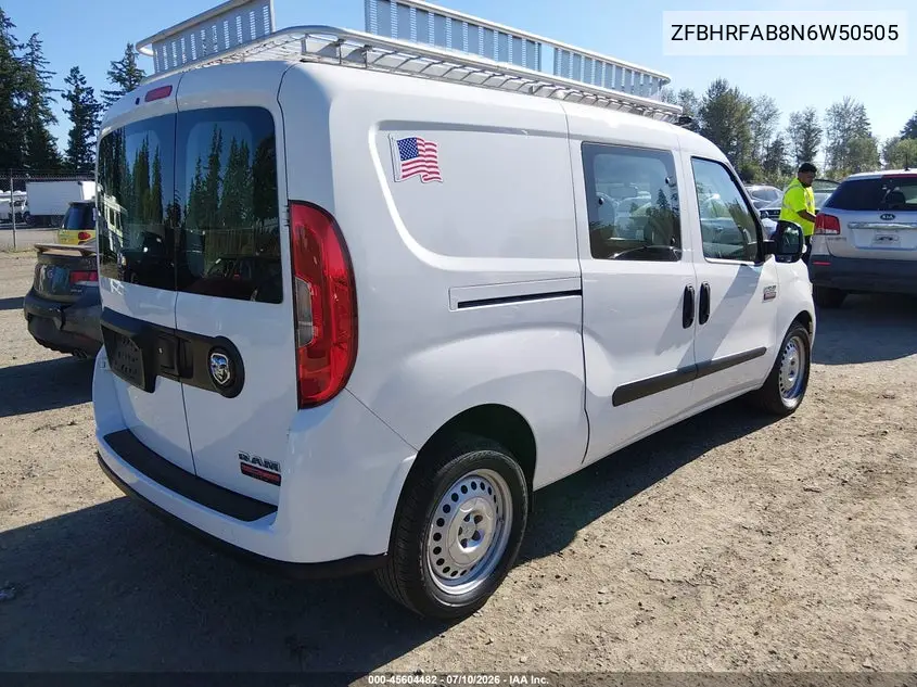 2022 Ram Promaster City Wagon VIN: ZFBHRFAB8N6W50505 Lot: 45604482