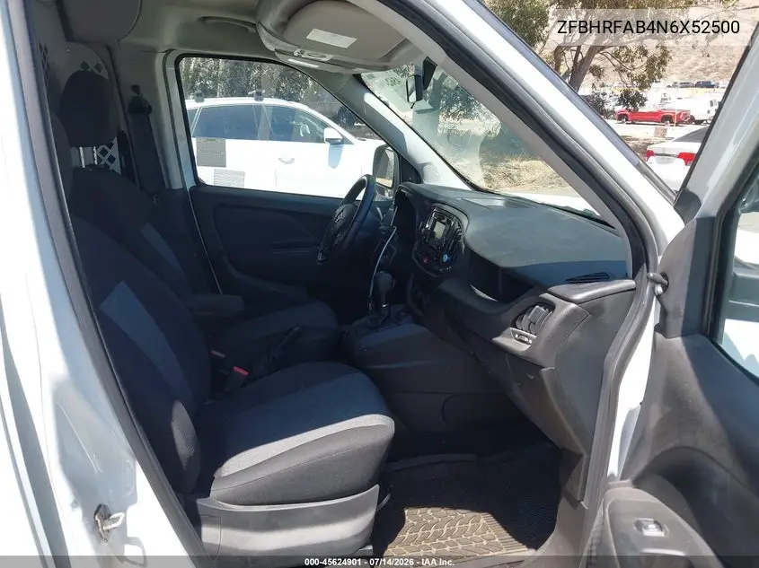 2022 Ram Promaster City Cargo Van VIN: ZFBHRFAB4N6X52500 Lot: 45624901