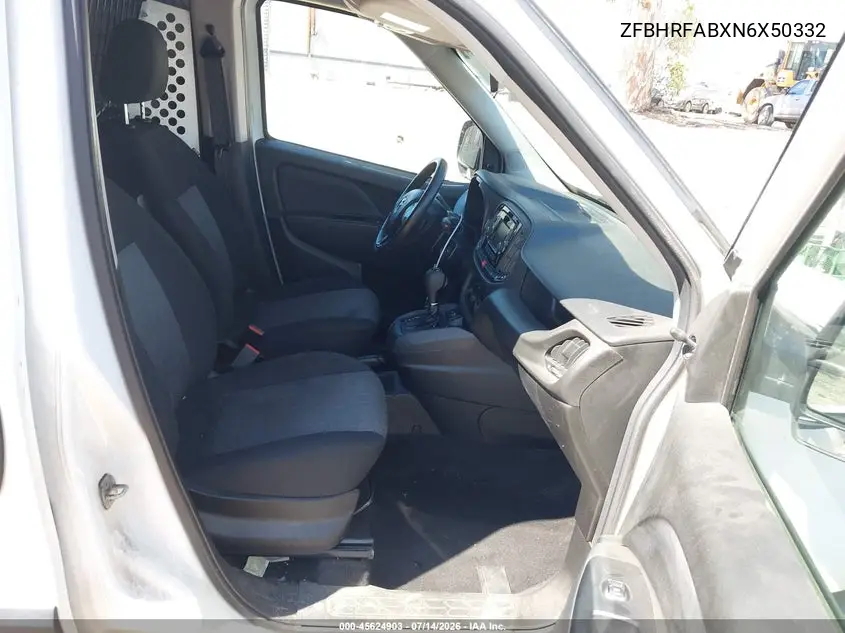 2022 Ram Promaster City Cargo Van VIN: ZFBHRFABXN6X50332 Lot: 45624903