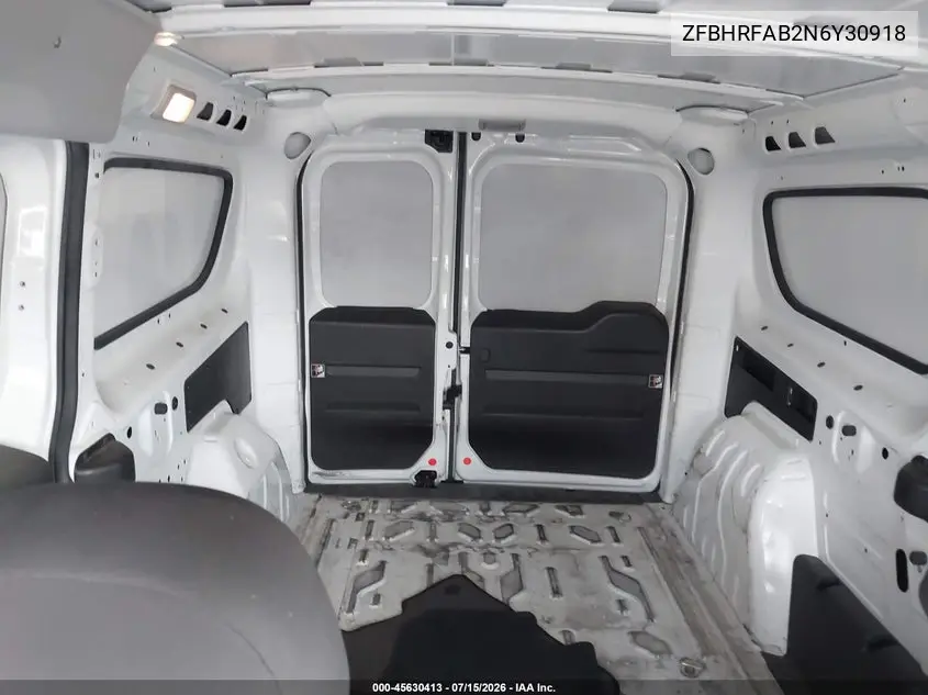2022 Ram Promaster City Cargo Van VIN: ZFBHRFAB2N6Y30918 Lot: 45630413