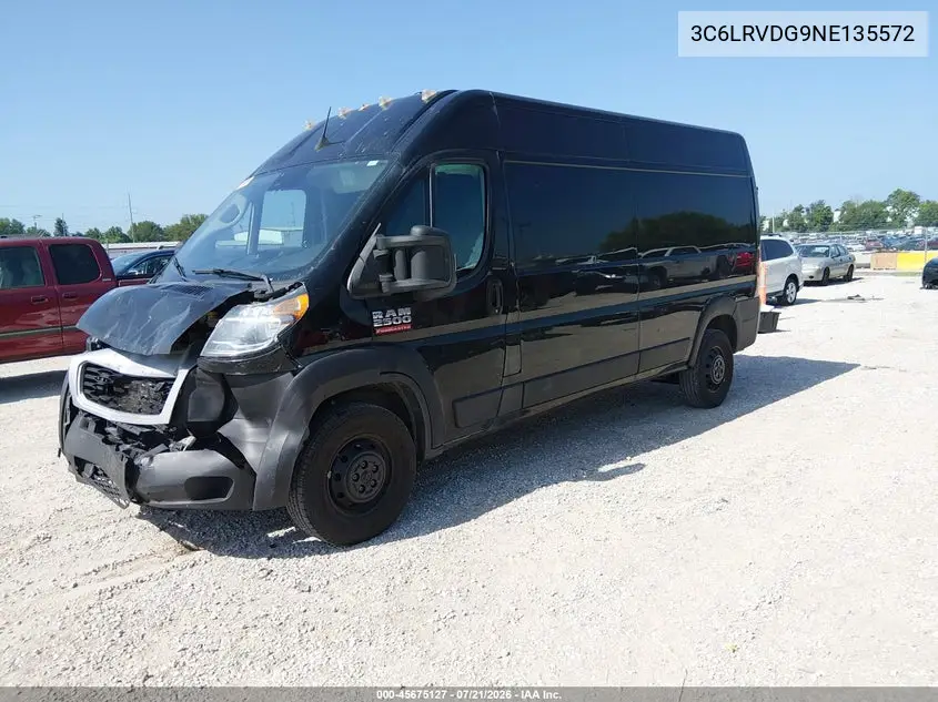 2022 Ram Promaster 2500 High Roof 159 Wb VIN: 3C6LRVDG9NE135572 Lot: 45675127