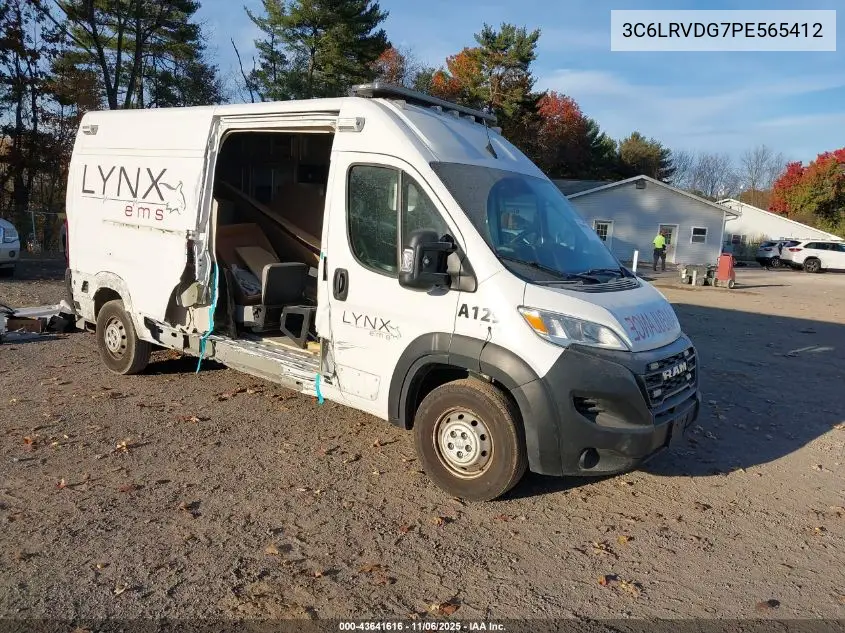 3C6LRVDG7PE565412 2023 Ram Promaster 2500 High Roof 159 Wb
