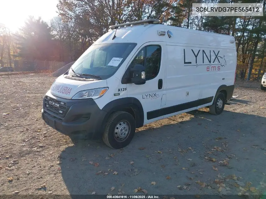 3C6LRVDG7PE565412 2023 Ram Promaster 2500 High Roof 159 Wb