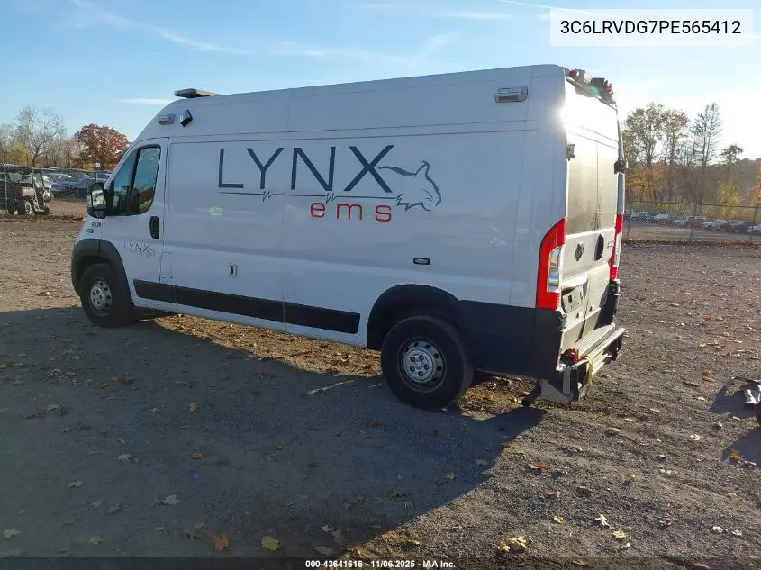 3C6LRVDG7PE565412 2023 Ram Promaster 2500 High Roof 159 Wb