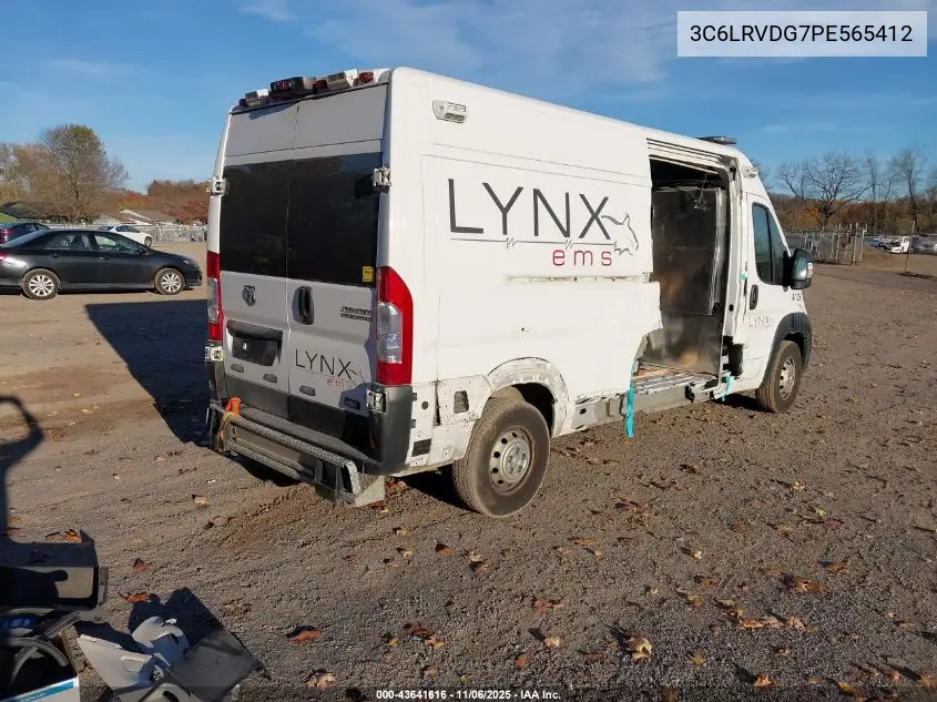 3C6LRVDG7PE565412 2023 Ram Promaster 2500 High Roof 159 Wb