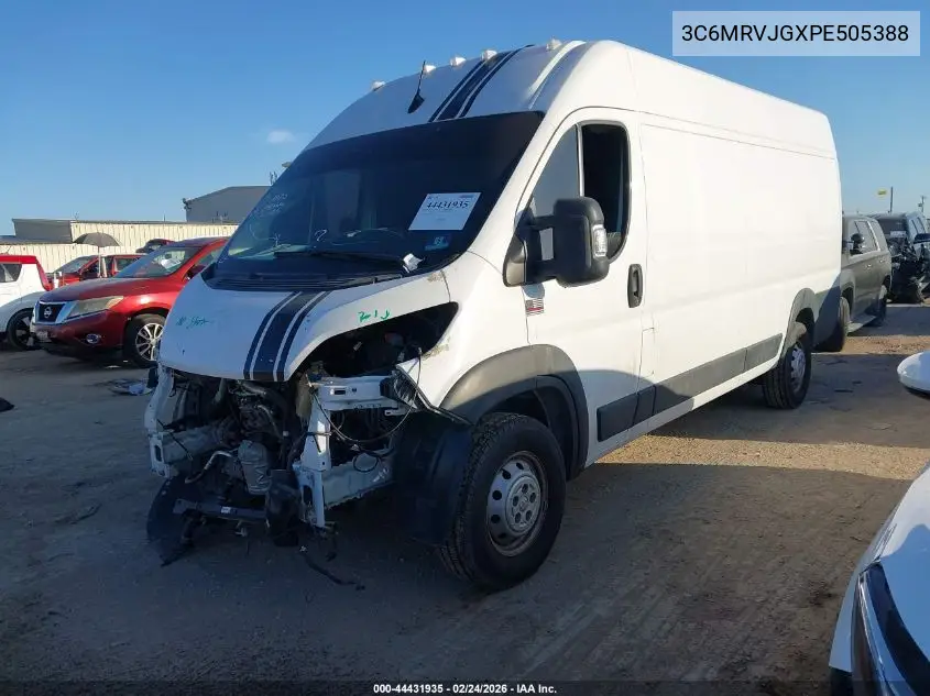 3C6MRVJGXPE505388 2023 Ram Promaster 3500 Cargo Van High Roof 159 Wb Ext