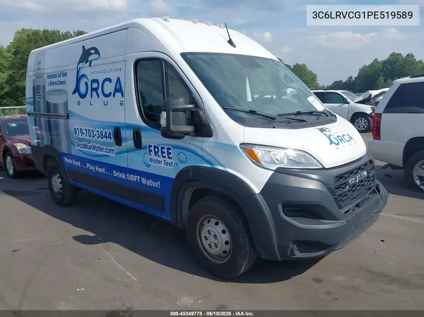 2023 Ram Promaster 2500 High Roof 136 Wb VIN: 3C6LRVCG1PE519589 Lot: 45349779