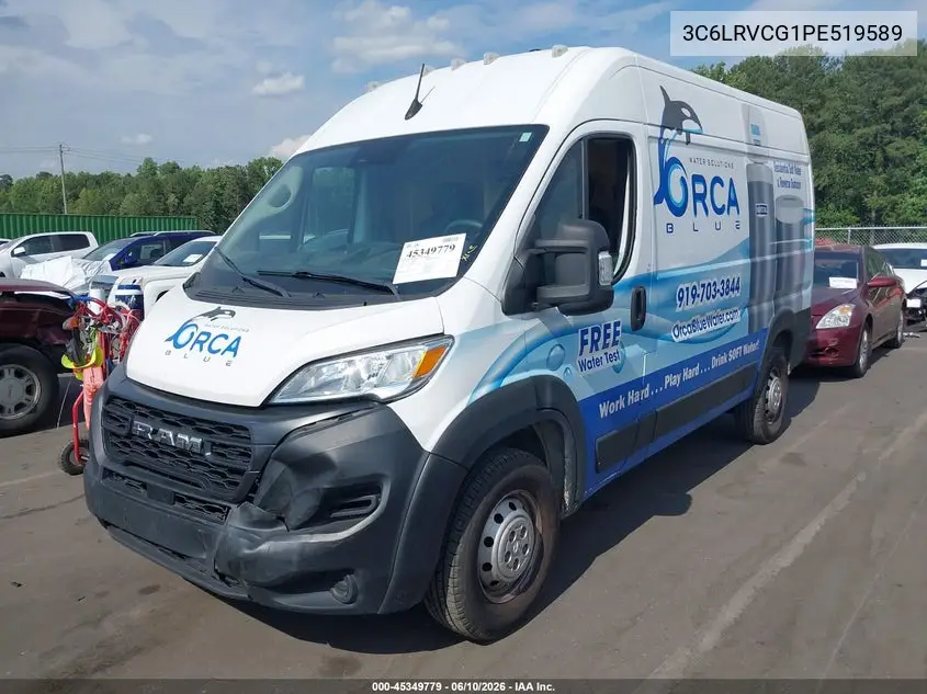 2023 Ram Promaster 2500 High Roof 136 Wb VIN: 3C6LRVCG1PE519589 Lot: 45349779
