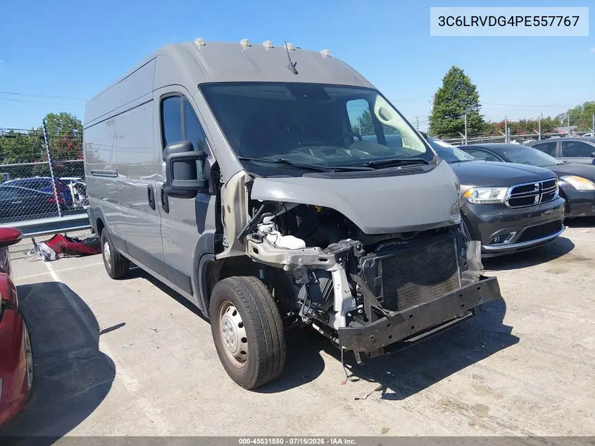 2023 Ram Promaster 2500 High Roof 159 Wb VIN: 3C6LRVDG4PE557767 Lot: 45531550