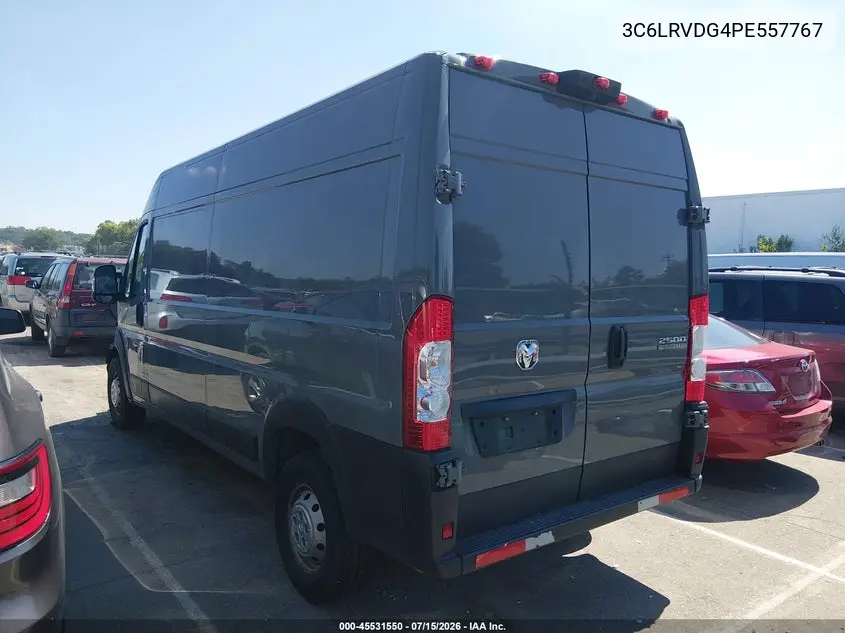 2023 Ram Promaster 2500 High Roof 159 Wb VIN: 3C6LRVDG4PE557767 Lot: 45531550