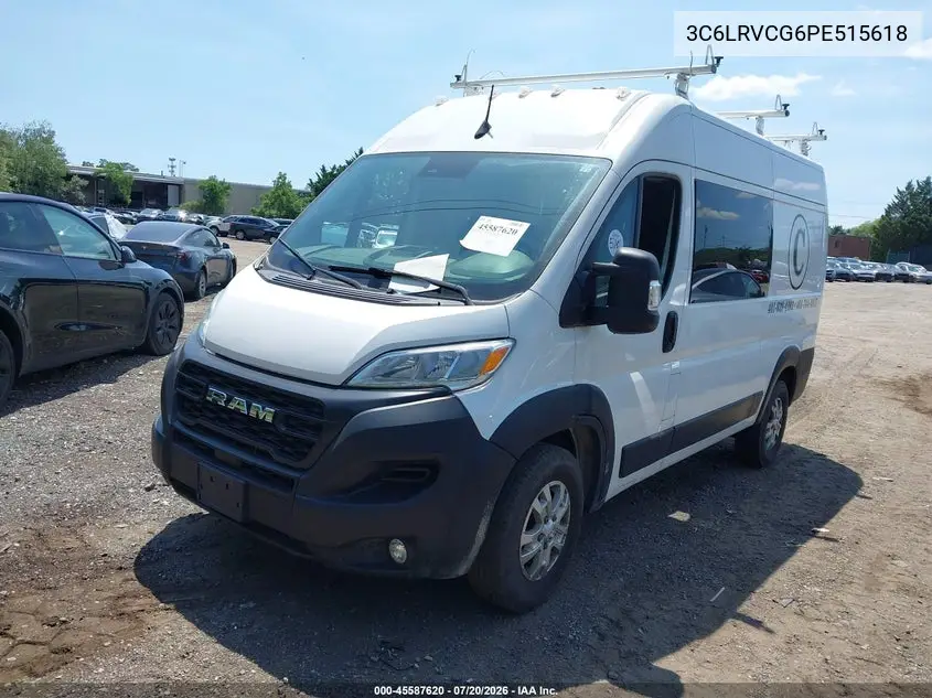 2023 Ram Promaster 2500 High Roof 136 Wb VIN: 3C6LRVCG6PE515618 Lot: 45587620